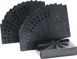 KiK KX7860 plastové pokerové karty černé