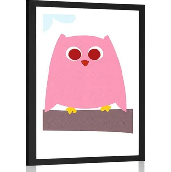 Plakát Dovido Plakát s paspartou roztomilé sovičky