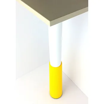 Nábytkové kování Camar Kinder dětská stolová noha nastavitelná bílá/žlutá