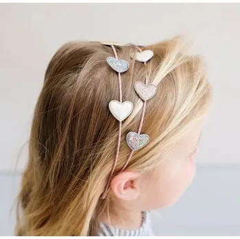 Čelenka Mimi&Lula Dvojitá čelenka se srdíčky Mimi&Lula Sparkle Heart Double Alice