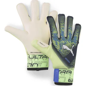 Brankářské rukavice Brankářské rukavice Puma Ultra Grip 1 Hybrid zelená/černá