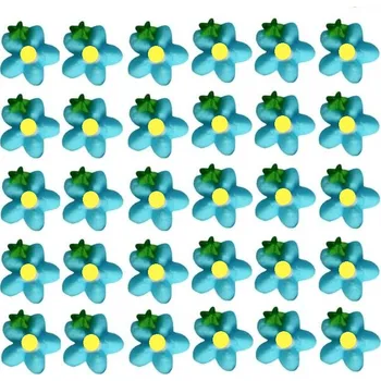 Přisada na vaření a pečení Fagoš Cukrové ozdoby Kytičky modré, žlutý střed 5g