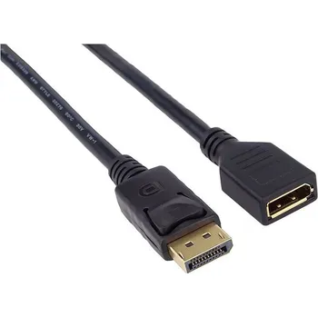 Video kabel PremiumCord DisplayPort - DisplayPort prodlužovací, stíněný, 2m