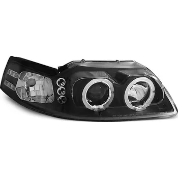 Přední světlomet TUNING-TEC Přední světla Ford Mustang 98-04 Angel Eyes - černé