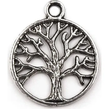Přívěsek strom života 20mm platina