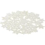 Plstěné prostírání TORO 38cm bílé