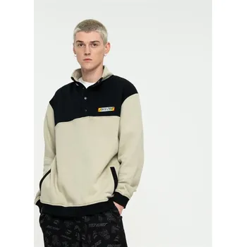 Pánská mikina SANTA CRUZ mikina - Sundown Ray Strip Crew Nickel/Black (NICKEL BLACK) velikost: XL