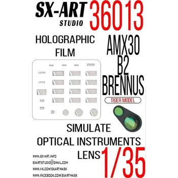 Plastikový model SX-ART 1/35 Holographic film AMX-30B2 BRENNUS (TIGER M.)