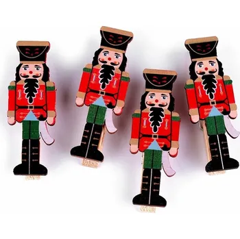 Galanterka 840665 dřevěný vojáček 4 ks