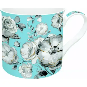 Easy Life, Itálie Easy Life - Porcelánový hrnek Blue Garden Flowers - 300 ml