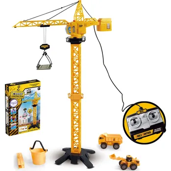 RC model ostatní Woopie RC jeřáb 103 cm + nákladní autobagr