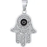 Ocelový přívěsek ruka Fátimy KMM57570