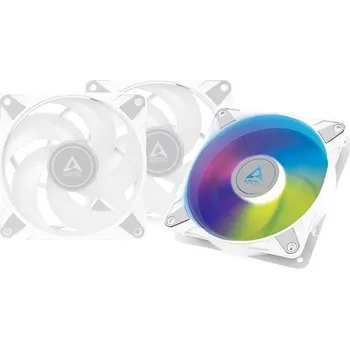 PC ventilátor ARCTIC P12 PWM PST A-RGB 0dB Value pack (3ks) White
