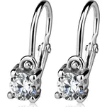 Šperky4U Dětské náušnice stříbrné, čiré zirkony - CS1170-C