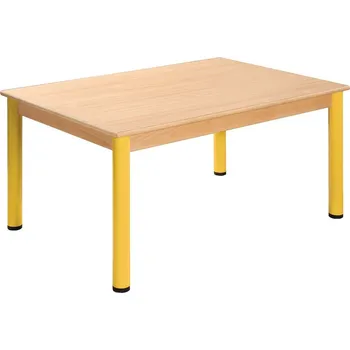 Jídelní stůl Stůl 180 x 60 cm / kovové nohy s rektifikační patkou výška 70 cm