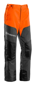 montérky Husqvarna Classic kalhoty protipořezové oranžové/šedé