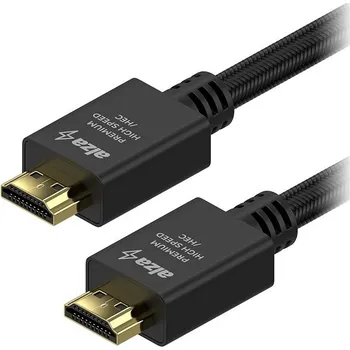 Kabel AlzaPower AluCore Premium HDMI 2.0 High Speed 4K 5m černý