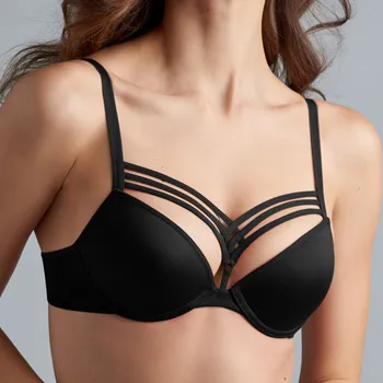 Podprsenka Marlies Dekkers - Dame de Paris podprsenka push-up vyztužená black 70D 15421