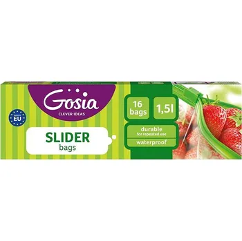 Sáček na potraviny Vipor sáčky 18x21cm se zipem multifunkční 1,5L, 16ks