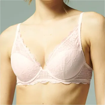 Podprsenka Simone Pérèle - Reve podprsenka triangle push-up vyztužená sakura pink 70D 12Z347