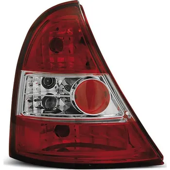 Zadní světlomet TUNING-TEC Zadní světla Renault Clio 98-01 - krystal/červené