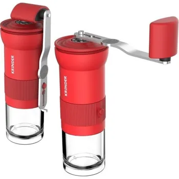 Mlýnek na kávu Ruční mlýnek na kávu Cafflano® KRINDER - červený