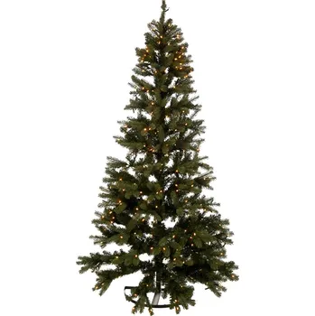 Umělý vánoční strom s LED světlem J-Line Arcai 1/2, 225 cm