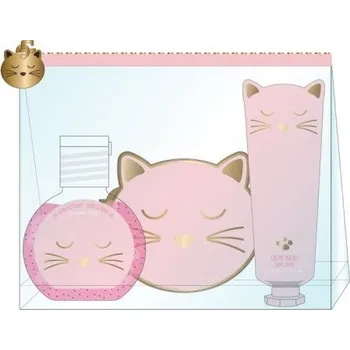 Koupelnová předložka Kosmetická sada s kočkou