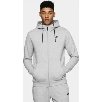 Pánská mikina 4F NOSH4-BLM004 COLD LIGHT GREY Pánská mikina US XXL