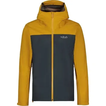 Pánská móda RAB Arc Eco Jacket - Pánská nepromokavá bunda Barva: Dark Betternut / Beluga, Velikost: EU M