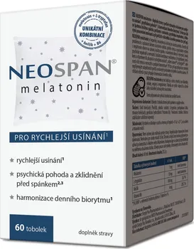Přípravek na podporu paměti a spánku Simply You Neospan melatonin 60 tob.