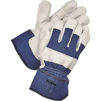 Pracovní rukavice ČERVA EXPORT IMPORT a.s. Pracovní rukavice Eider, hovězí štípenka - vel. 9