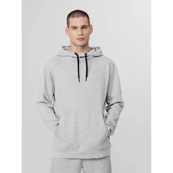 Pánská mikina 4F H4L22-BLM352 COLD LIGHT GREY MELANGE Pánská mikina US 3XL H4L22-BLM352 LIGHT GREY MEL