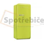 Smeg FAB28RLI6 retro chladnička citrónově zelená