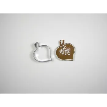 Dóza na potraviny vykr.NR 0027 List lipový, 4,6x3,7cm