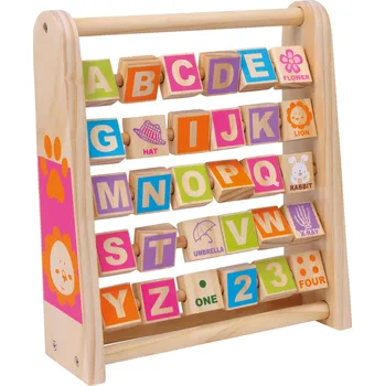 Dřevěná hračka Small Foot Dřevěná abeceda učíme se anglicky