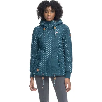 RAGWEAR bunda - Danka Dots Dark Green (5021) velikost: M