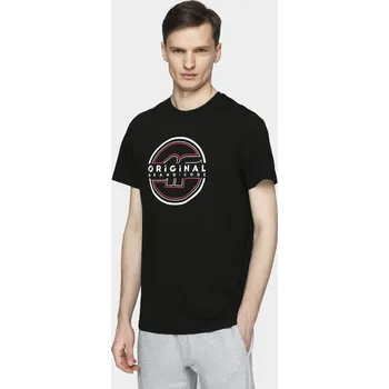 4F H4L21-TSM019 DEEP BLACK Pánské tričko US M