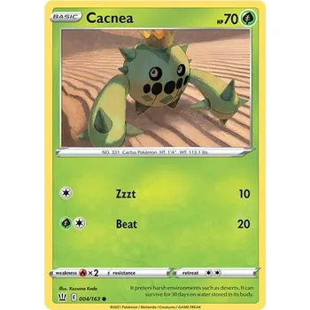 Karetní hra Cacnea 004/198 - Battle Styles Typ karty: Non-Holo