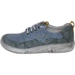 Kacper dámské kožené polobotky 2-6467 modré Velikost: 37