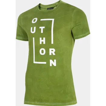 Pánské tričko Outhorn HOL21-TSM608 KHAKI Pánské tričko US M