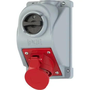 Stavebniny PCE Zásuvka 16A/400V 5-pól. IP44 nás. PC-96061550