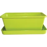 Truhlík s miskou 20 cm zelený