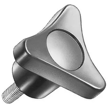 Šroub Šroub trojramenný menší ø34 mm, závit M6x15 mm, duroplast, černý