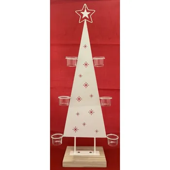 Svícen Svícen ve tvaru stromečku kovový velký