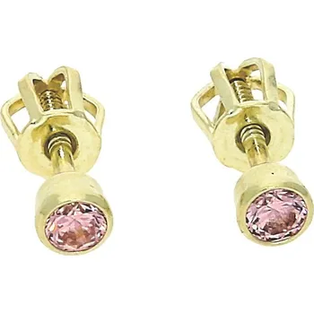 Náušnice Goldstore Náušnice pecky žluté zlato Váha: 0.87 g