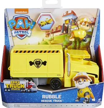 autíčko Spin Master Paw Patrol Big Truck Pup’s Rubble Rescue Truck