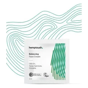 Pleťový krém HEMPTOUCH VZOREK Vyrovnávající pleťový krém pro mastnou pleť, HEMPTOUCH, 2 ml