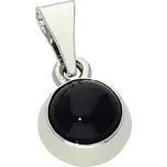 Goldstore Přívěsek bílé zlato onyx Váha: 1.00 g