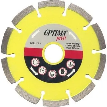 Brusný kotouč Diamantový kotouč na armovaný beton OPTIMA Profi 125 DP